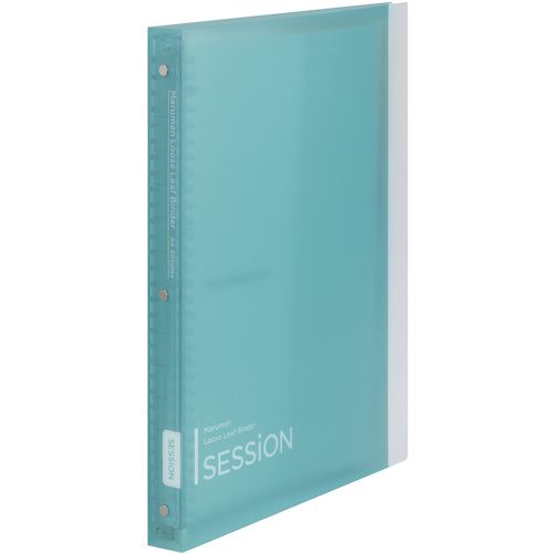 maruman A4 バインダー セッション Lブルー 1冊 (F58452)