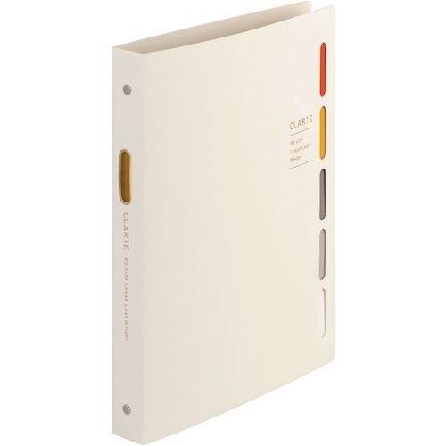 【期間限定!対象商品P2〜20倍】 maruman　B5　バインダー　クラルテ　アイボリー　1冊 (F31114)