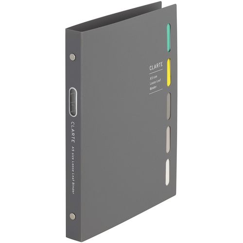 A5 Size - 【期間限定!対象商品P2〜20倍】 maruman　A5　バインダー　クラルテ　グレー　1冊 (F41511)