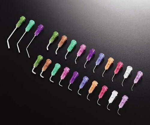 【期間限定!対象商品P2〜20倍】 カーブニードル 内径0.84mm　50個入り　CPN-18G-A45 1パック(50本入)