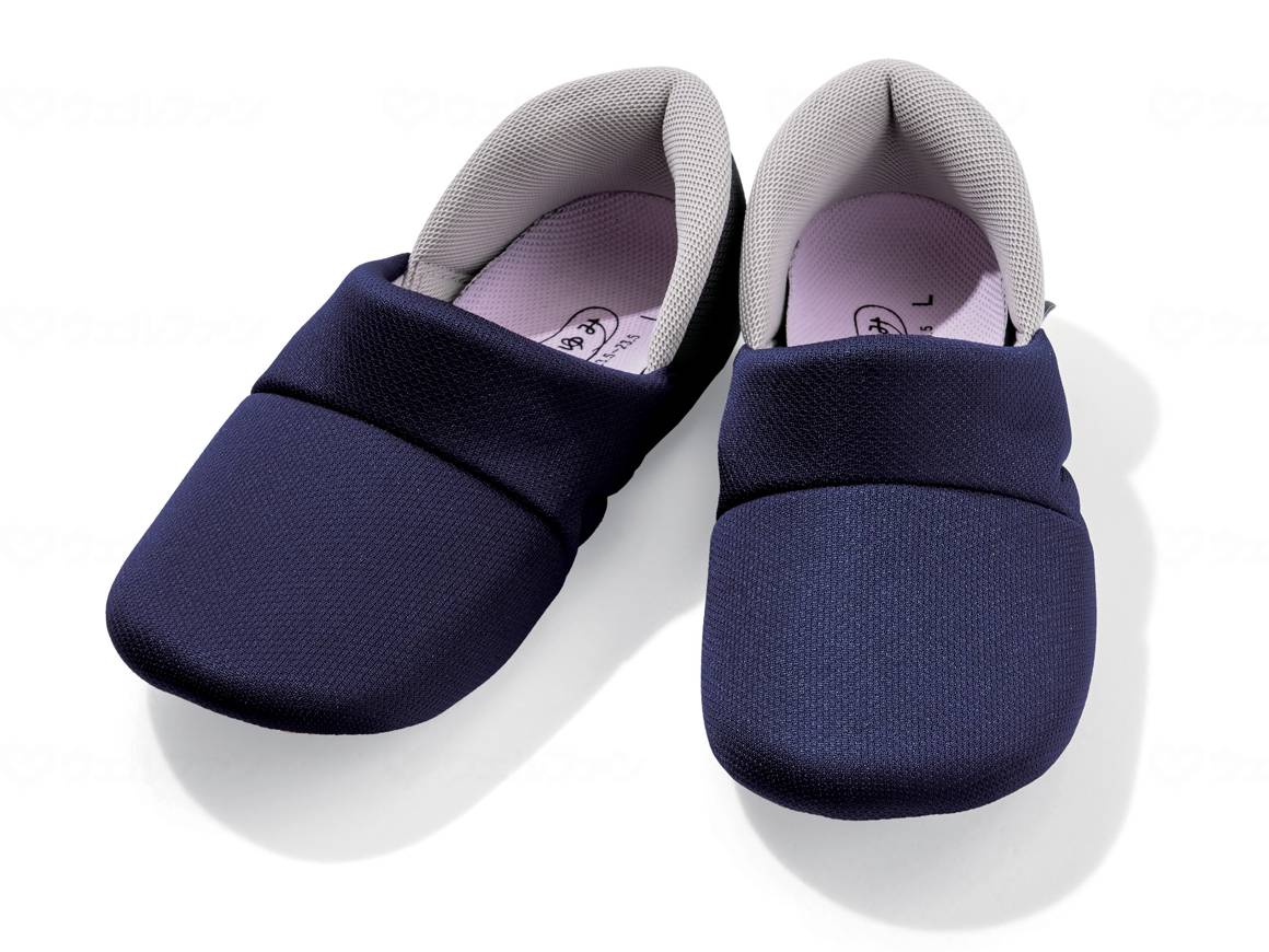 徳武産業かかとスポッと ネイビー L