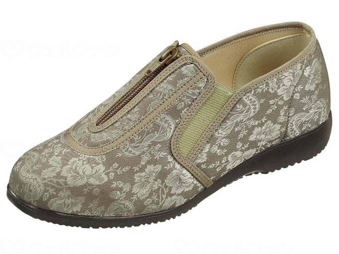 広島化成くつろぎエルダーKE329 モカ 24.5