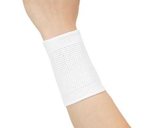 特徴 大きく伸びてもどる「伸縮自在」のネット編みのため、ガーゼ、シップなどの固定に便利です。 繊維に「抗菌防臭」加工をくわえ、安心感に配慮しました。仕様 仕様：リストバンド サイズ（mm）：150〜250 入数：1袋（2枚入） 材質：綿、PU（ポリウレタン）、ナイロン 抗菌防臭加工 ※熱湯や洗濯機、乾燥機の使用はお避けください。特徴 大きく伸びてもどる「伸縮自在」のネット編みのため、ガーゼ、シップなどの固定に便利です。 繊維に「抗菌防臭」加工をくわえ、安心感に配慮しました。仕様 仕様：リストバンド サイズ（mm）：150〜250 入数：1袋（2枚入） 材質：綿、PU（ポリウレタン）、ナイロン 抗菌防臭加工 ※熱湯や洗濯機、乾燥機の使用はお避けください。