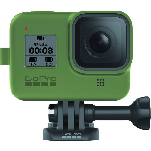 GoPro スリーブ＋ランヤードforHERO8（タートルグリーン） 1個
