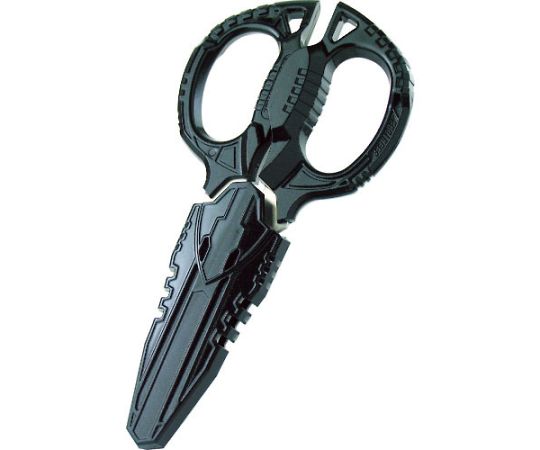 4つの刃（ストレート刃・ギザ刃・ワイヤーカッター・ダンボールオープナー）で様々な素材を逃さずカットできます。 キャップは水抜き用のスリットにより、通気性に優れ、ブレードのサビを防止します。 機能性と安全性の高いハイパーグリップは、独自のフィンガーガードにより、指詰めを防止します。 ワイヤーカッターは、針金や銅線をわずかな力で切断できます。本体の刃は使用せず、ブレードの劣化損傷を防止します。 ダンボールオープナーは、ダンボールの開梱作業に便利です。内容物を傷つけず、ガムテープだけを切断できます。 多様な素材をザクザク切断できるギザ刃で高硬度の特殊極細繊維にも対応します。 工場や現場、アウトドア、DIY、キッチン等での切断作業に。 刃長（mm）：56±3 刃厚（mm）：3 全長（mm）：160 色：パールブラック ワイヤーカッター切断能力：銅線（1.6mm）、針金（1.2mm） ギザ刃切断能力：ビニルキャブタイヤ（VCT2mm^2×3）、トラロープ（10mm）、革ベルト（4mm）、銅板・アルミ板（0.5mm） 材質／仕上： 刃部：刃物用特殊ステンレス グリップ：PBT樹脂 セット内容／付属品： キャップ 原産国：日本 コード番号：430-99524つの刃（ストレート刃・ギザ刃・ワイヤーカッター・ダンボールオープナー）で様々な素材を逃さずカットできます。 キャップは水抜き用のスリットにより、通気性に優れ、ブレードのサビを防止します。 機能性と安全性の高いハイパーグリップは、独自のフィンガーガードにより、指詰めを防止します。 ワイヤーカッターは、針金や銅線をわずかな力で切断できます。本体の刃は使用せず、ブレードの劣化損傷を防止します。 ダンボールオープナーは、ダンボールの開梱作業に便利です。内容物を傷つけず、ガムテープだけを切断できます。 多様な素材をザクザク切断できるギザ刃で高硬度の特殊極細繊維にも対応します。 工場や現場、アウトドア、DIY、キッチン等での切断作業に。 刃長（mm）：56±3 刃厚（mm）：3 全長（mm）：160 色：パールブラック ワイヤーカッター切断能力：銅線（1.6mm）、針金（1.2mm） ギザ刃切断能力：ビニルキャブタイヤ（VCT2mm^2×3）、トラロープ（10mm）、革ベルト（4mm）、銅板・アルミ板（0.5mm） 材質／仕上： 刃部：刃物用特殊ステンレス グリップ：PBT樹脂 セット内容／付属品： キャップ 原産国：日本 コード番号：430-9952
