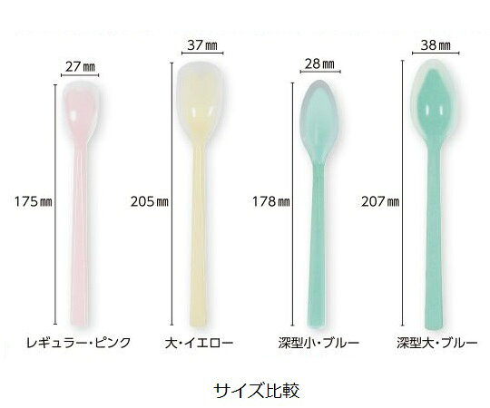 【全商品 ポイント10倍中】 口あたりやさしいスプーン 一体深型・小 イエロー　KU-...