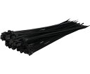 結束バンド ケーブルタイ 屋外用 黒 300×幅4.8mm 100本入 01281310 1パック(100本入)