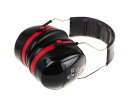 防音用イヤーマフ ヘッドバンド 黒 遮音値/SNR 35dB H540A-411 1個(4)