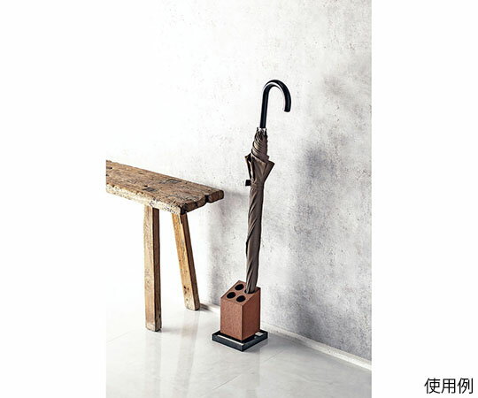 珪藻土 アンブレラスタンド 4本斜め ブラウン ZAV5201 1個