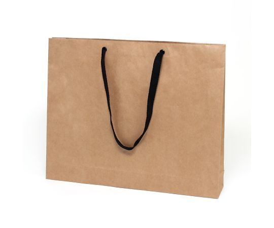 手提げ紙袋　ファッションバッグ　L　未晒無地　10枚　006470610 1パック(10枚入)