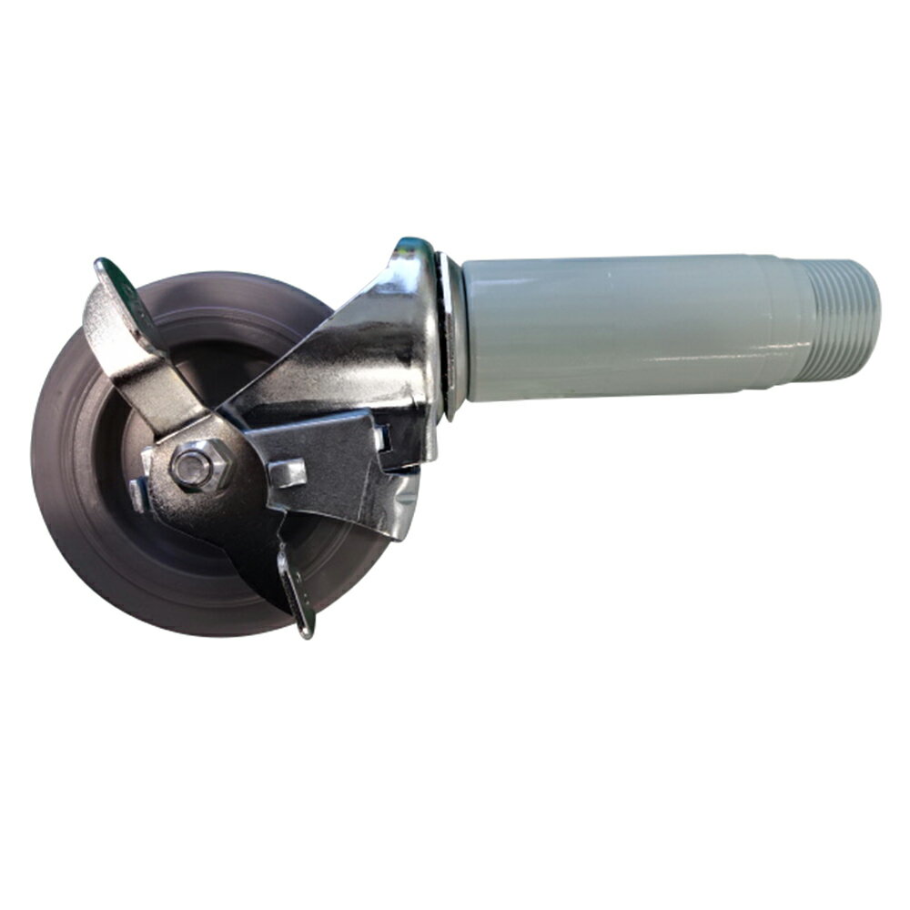 キャスターストッパー有_プラスチックワゴンシリーズ_Y101A,Y101B_Y201A,Y201B_Y101E,Y101G_Y201E,Y201G共通 1個