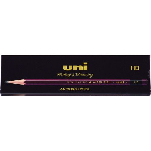 HB - 【期間限定!対象商品P2〜20倍】 uni　ユニK紙箱鉛筆HB　1箱 (UKNHB)
