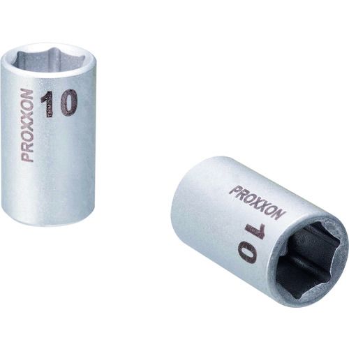 【期間限定!対象商品P2〜20倍】 PROXXON　ソケット1／4”（6角タイプ）　10mm　1個 (83722)