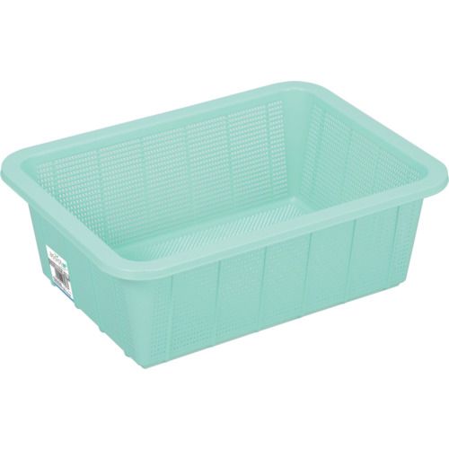 TONBO　アシスト抗菌角ざる深1グリーン　1個 (03064)