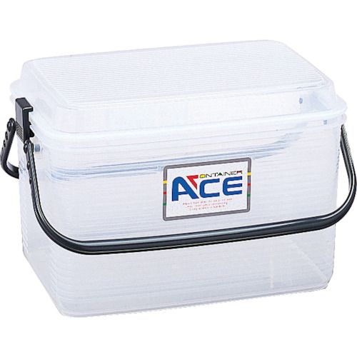 SANKO　pla　164070　コンテナー　エース　M　NBK　ナチュラルブラック　　　　1台 (16407)