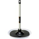 テラモト トイレつまりとりFITワイド(節水便器対応)短柄トレイ付 1本 (CL4210800)