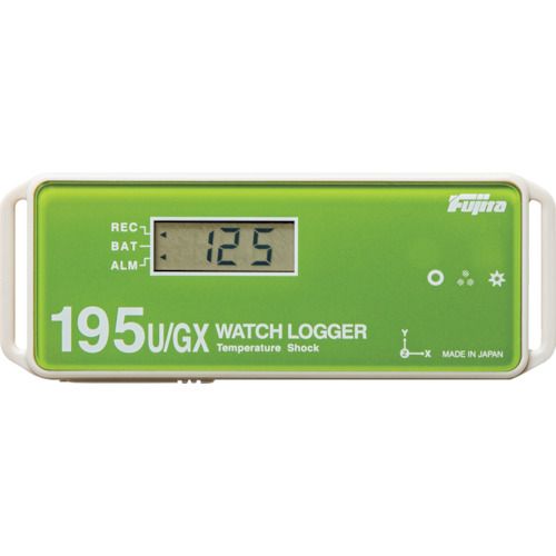 Fujita 表示付温度衝撃データロガー((USBタイプ) 1台 (KT195UGX) Fujita 表示付温度衝撃データロガー((USBタイプ) 1台 (KT195UGX)