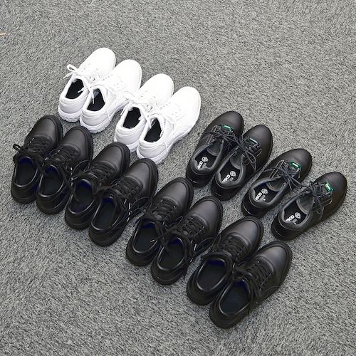 TRUSCO　一発判明カラフル靴ひも120cm　18色セット　1S (SKH18SET)