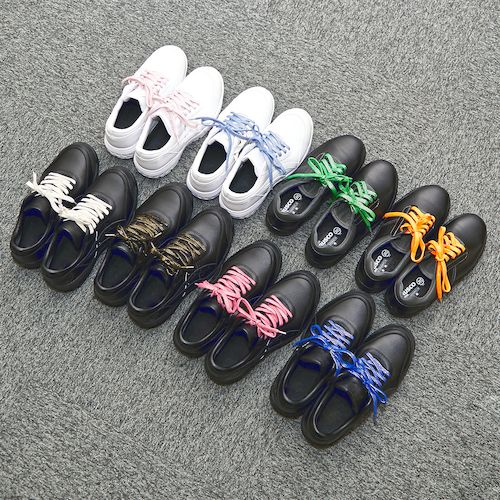 TRUSCO　一発判明カラフル靴ひも120cm　18色セット　1S (SKH18SET)