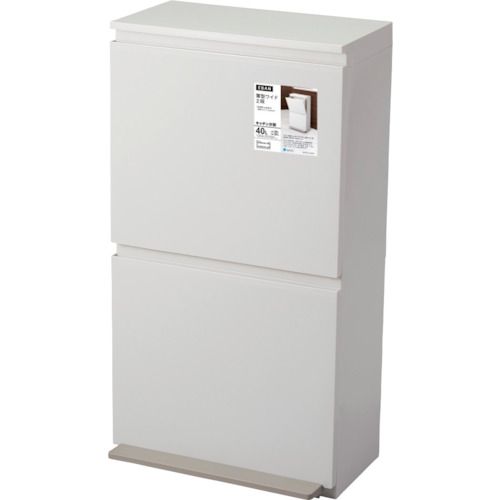 特長:●ペダル式の分別ペールです。●対面キッチンのシンクサイドにもスマートに設置できます。 仕様:●色：ホワイト●間口(mm)：400●奥行(mm)：280●高さ(mm)：760●容量(L)：40 材質／仕上:●本体：ポリプロピレン特長:●...