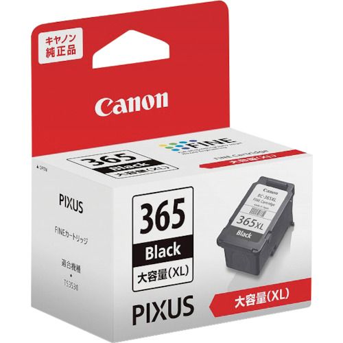 【SS限定 38万商品以上10%OFF】 キヤノン　FINEカートリッジ　BC−365XL　ブラック　1個 (BC365XL)