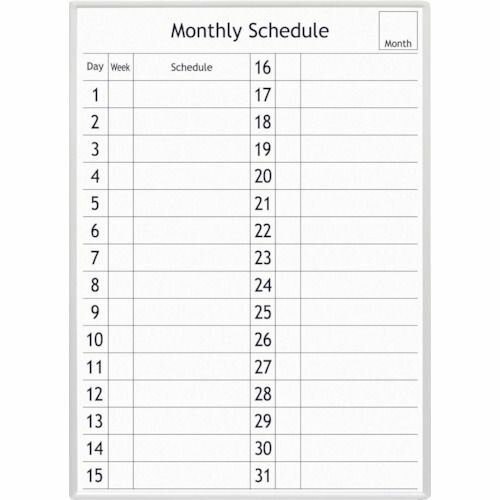 マグエックス アプライマンスリースケジュールボード 1枚