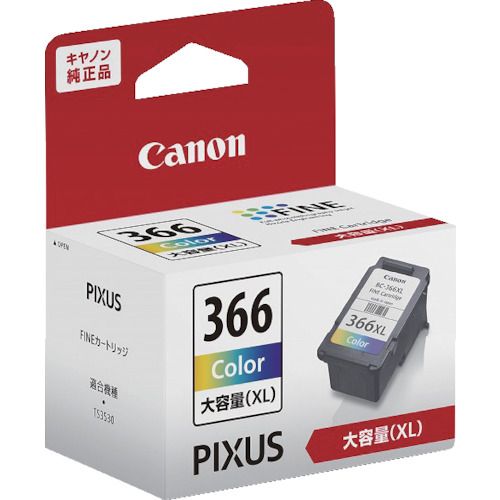 キヤノン FINEカートリッジ BC-366XL 3色カラー 1個 (BC366XL)