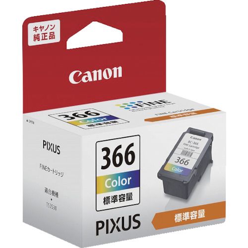 【SS限定 38万商品以上10%OFF】 キヤノン　FINEカートリッジ　BC−366　3色カラー　1個 (BC366)