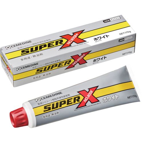 セメダイン　スーパーX8008＋　ブラック（工業用）　170g　AX−249　1本 (AX249)
