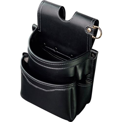  フジ矢　腰袋薄型2段（黒金）LIGHT　PU　LEATHER　SERIES　1個 (AB32BG)