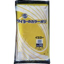 タイヨー 大型カラーポリ袋035(イエロー) No.90 (20枚入り) 1袋 (S219808)(3)