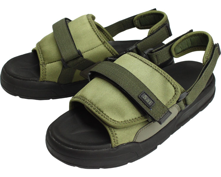 SaiSaiジャストフィットサンダル WG510 男女兼用 / 3L カーキ 1足