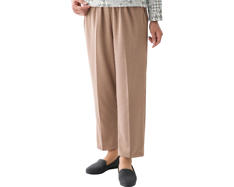 おしりスルッとカチオンライトパンツ　婦人用 / 89880-03　股下60cm　LL　ベージュ 1枚