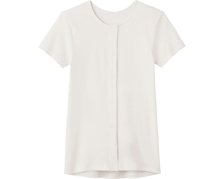 3分袖ワンタッチインナー　婦人用 / HW0438　LL　ホワイト 1