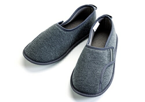 防災ルームシューズ 1足 LL グレー4606