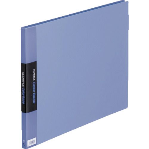 キングジム　クリアーファイルカラーベース（E型）　青 1冊
