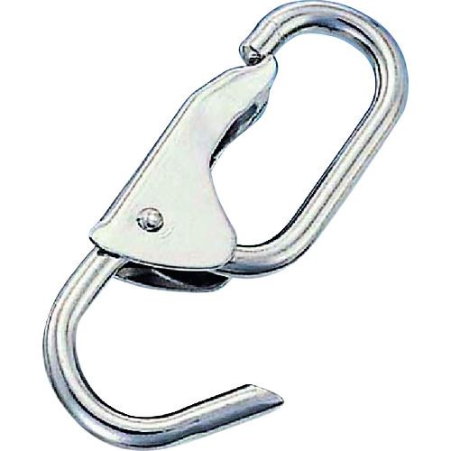 水本　ステンレス　スナップフックWD型　線径5mm　長さ80mm　1個 (B104)