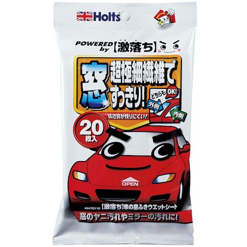 Holts MH70110 激落ち 車の窓ふきウェットシート 4978955701104 1個 (MH70110)