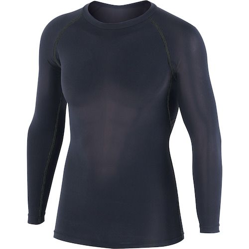 おたふく BT冷感・消臭パワーストレッチ 長袖クルーネックシャツ 1枚