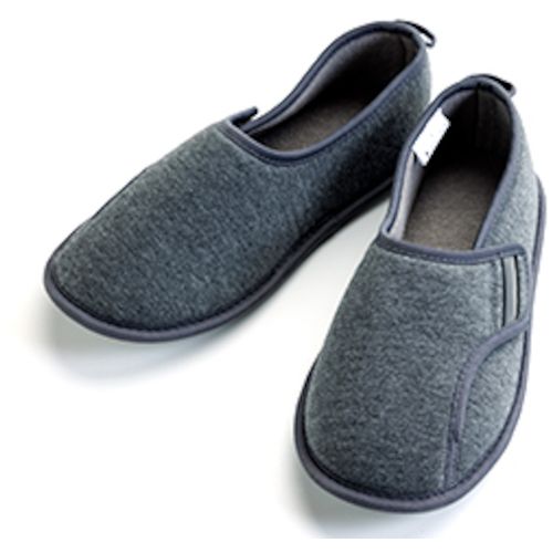 あゆみ 防災ルームシューズ（踏抜き防止材内蔵） グレー M（22．0～23．0CM） 1足 (46060110031)