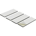 マグエックス 超強力マグネットプレート ゼロスリップ 強粘着付 厚2mm 4枚入 1袋 (MHGP2)