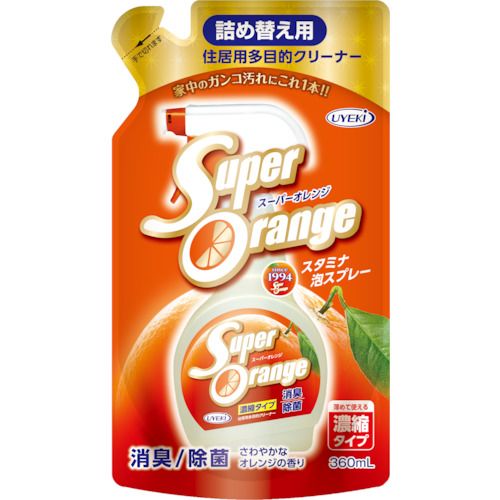 Cleaning Goods - 【期間限定!対象商品P2〜20倍】 UYEKI　スーパーオレンジ消臭・除菌泡タイプ詰め替え用360mL　1個 (058217)