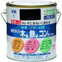 ニッぺ　水性つやありEXE　0．7L　ブラック　HSU106−0．7 1缶