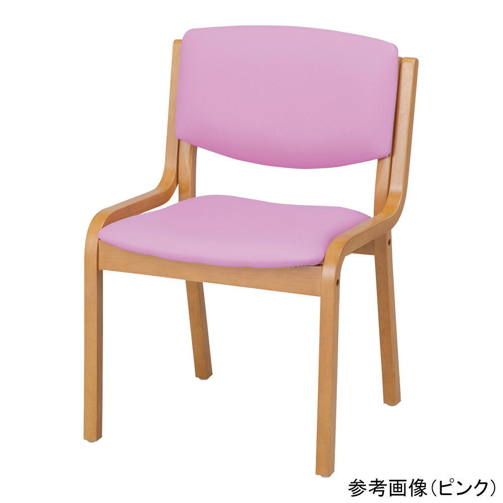 ダイニングチェア 肘無し グリーン　NVCM-G 1個