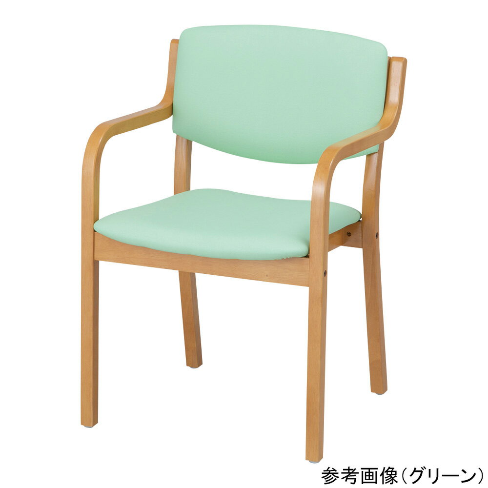 ダイニングチェア 肘付き ピンク　NVCW-P 1個