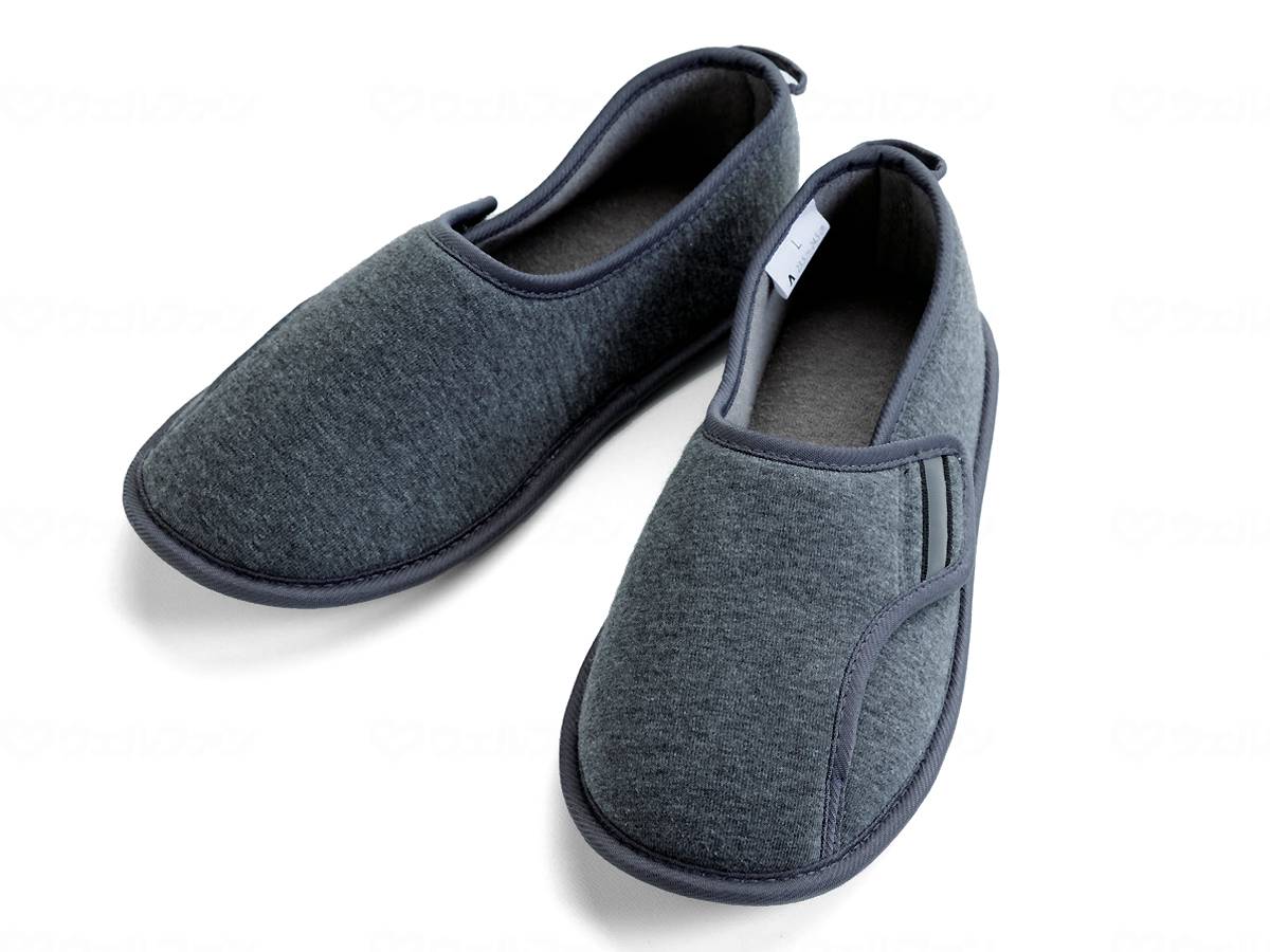 徳武産業防災ルームシューズ グレー 3L