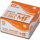 ハクゾウプラスチックグローブMF M JAN4958286709536