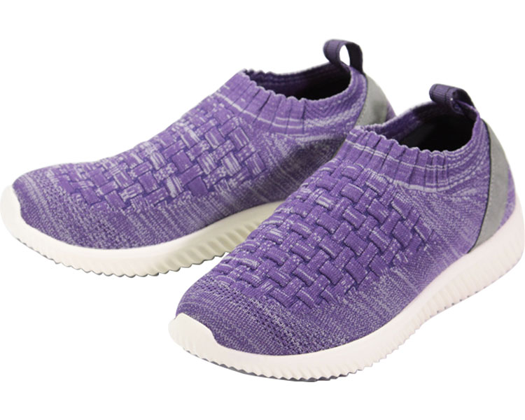 SaiSaiストレッチニットスニーカー WG140 男女兼用 / 3L パープル 1足