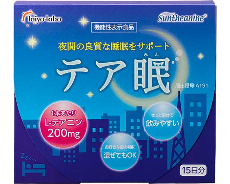 【期間限定!対象商品P2〜20倍】 テア眠 / 1g×15本 1個
