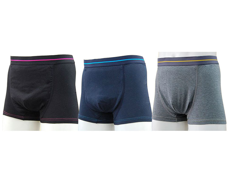 スマートボクサーパンツ　鉄仮面タイプ / TJI-471GA　M　3枚組（グレー・ネイビー・ブラック） 1組